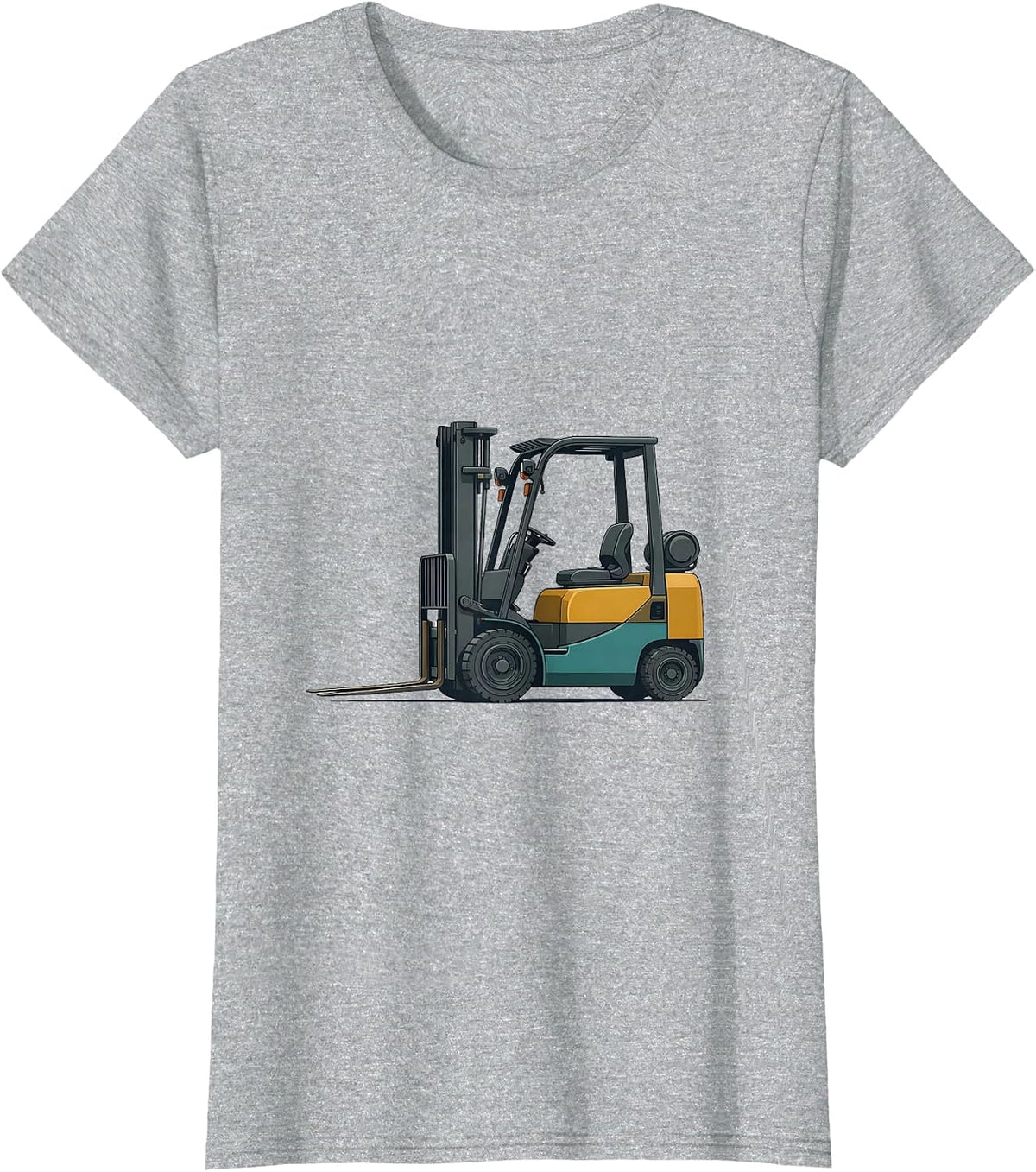 Forklift Operator Midcentury Modern Warehouse Worker Humor T-Shirt - Heather Grey