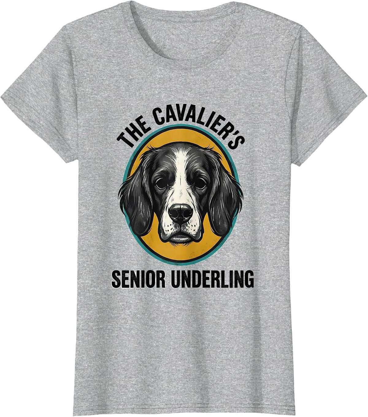 The Cavalier's Senior Underling Midcentury Modern Cavalier T-Shirt - Heather Grey