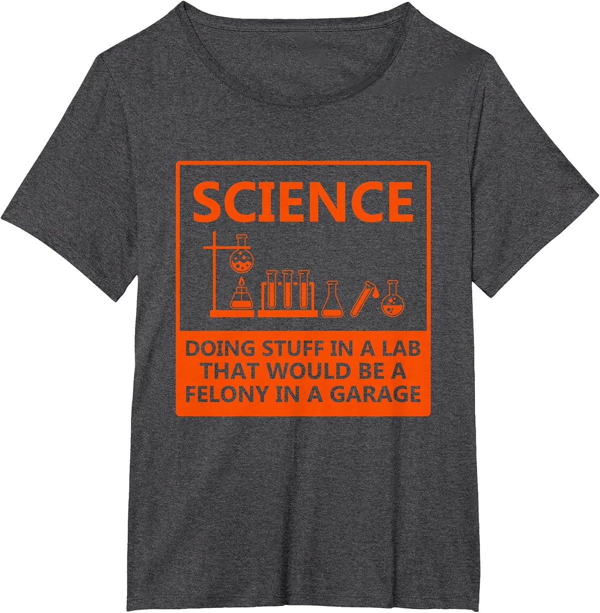 Funny Science Chemistry T Shirt for Nerds T-Shirt - Dark Heather Grey