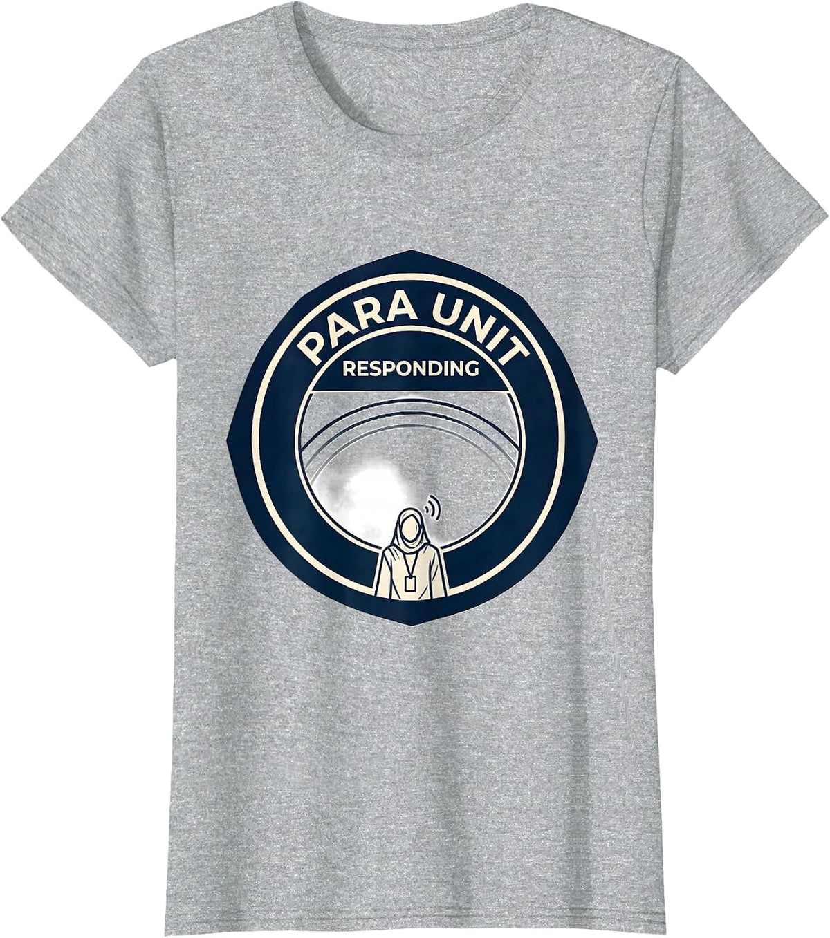Women's Para Unit Responding Funny Para Normal Activities SPED T-Shirt - Heather Grey