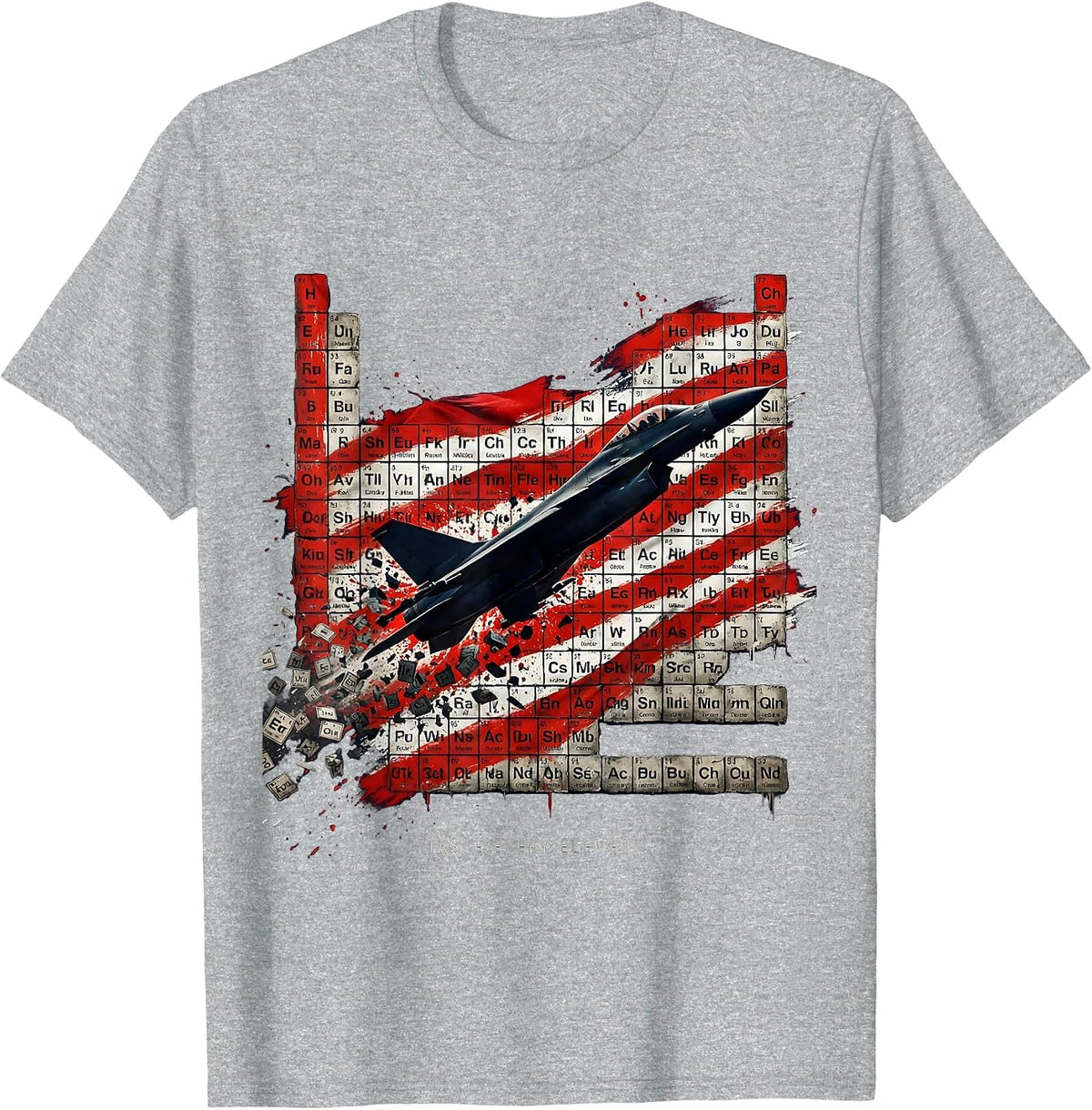 Men's Can I Lick It Periodic Table Science Design T-Shirt - Heather Grey