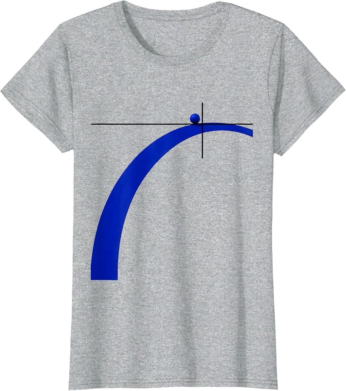 Women's Solubility Curve Swiss International Science Nerd Humor T-Shirt - Heather Grey