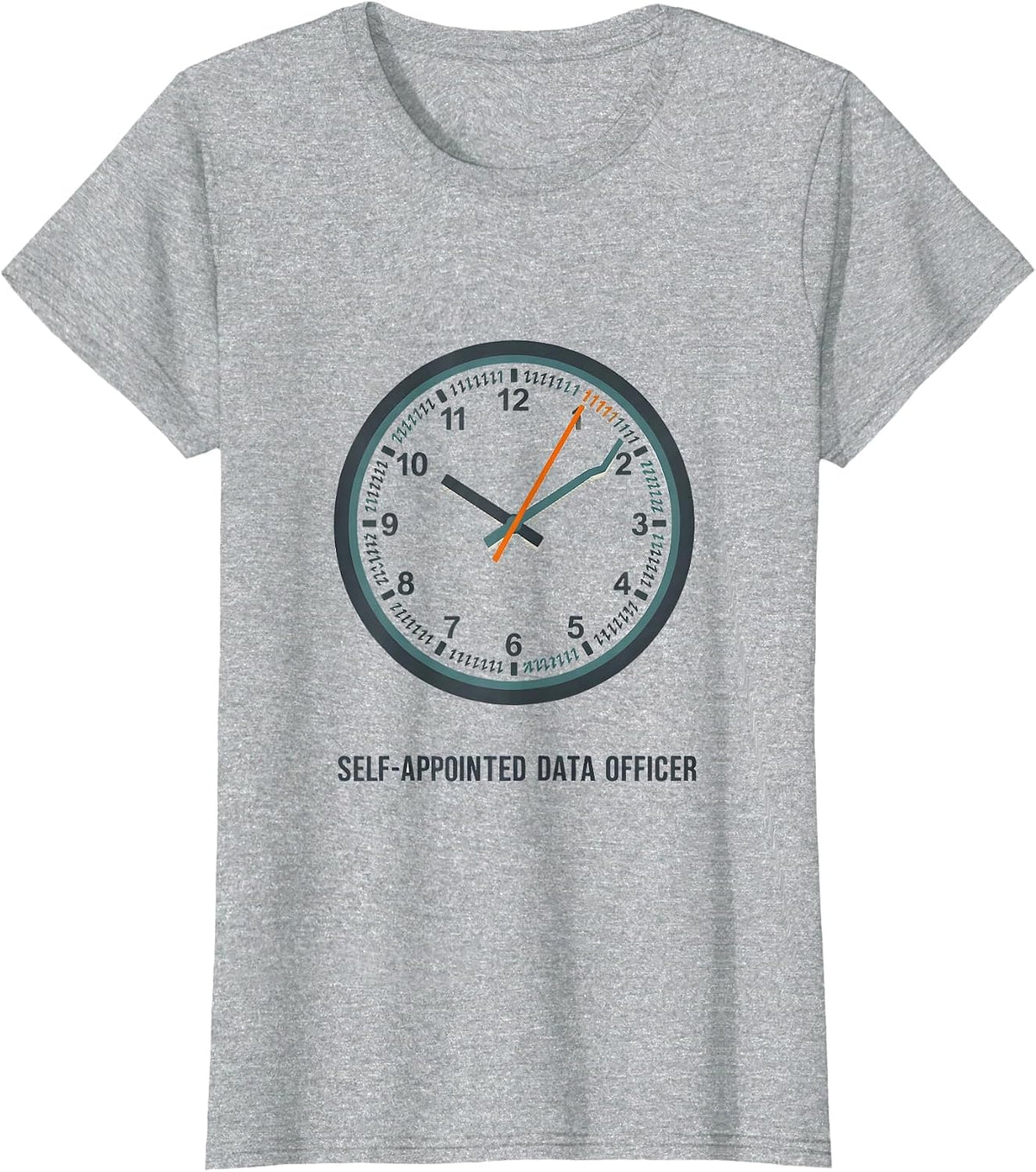 Women's Self-Appointed Data Officer Editorial Conceptual ABA T-Shirt - Heather Grey