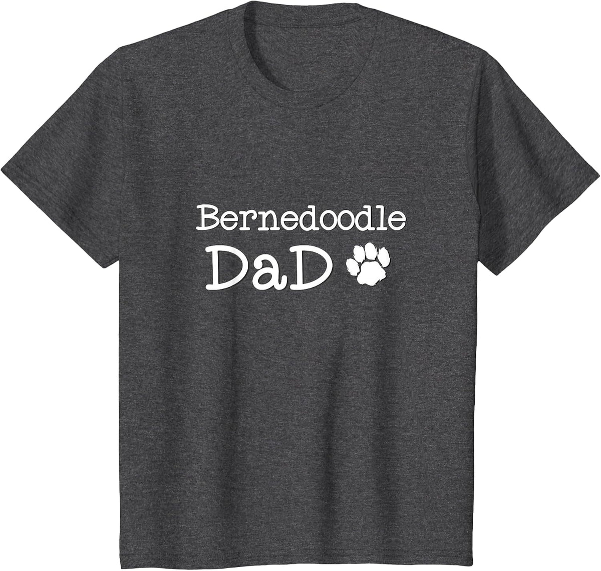 Bernedoodle Dad T-Shirt - Dark Heather Grey