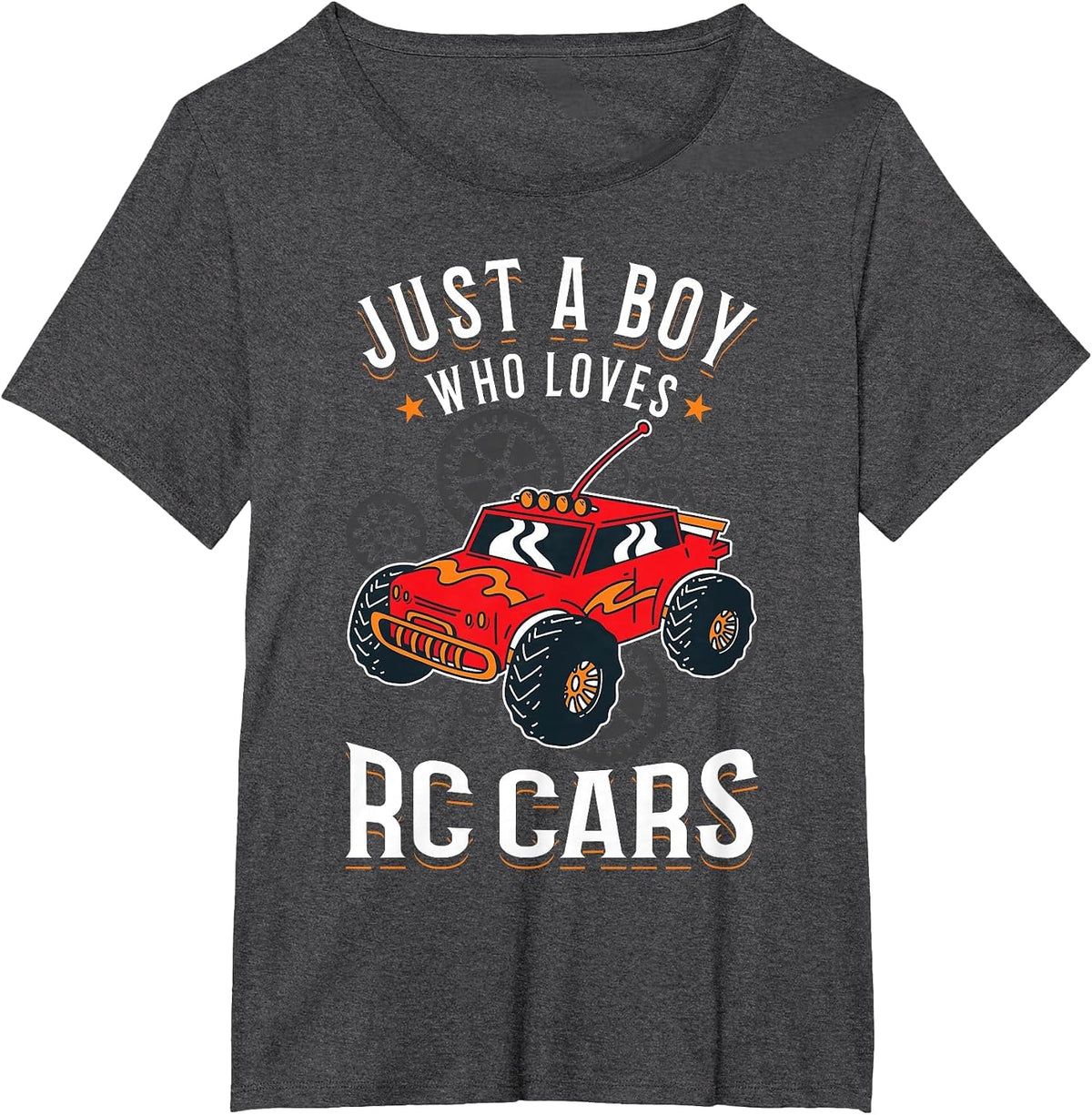 Just a boy who Loves RC Cars Boy T-Shirt - Dark Heather Grey