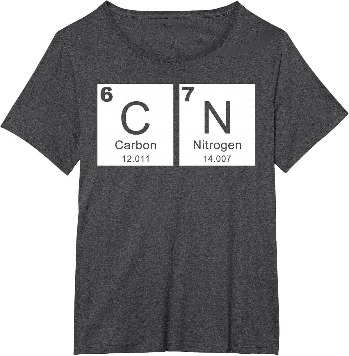 Fun 67 Meme Six Seven Funny Science Teacher Periodic Table T-Shirt - Dark Heather Grey