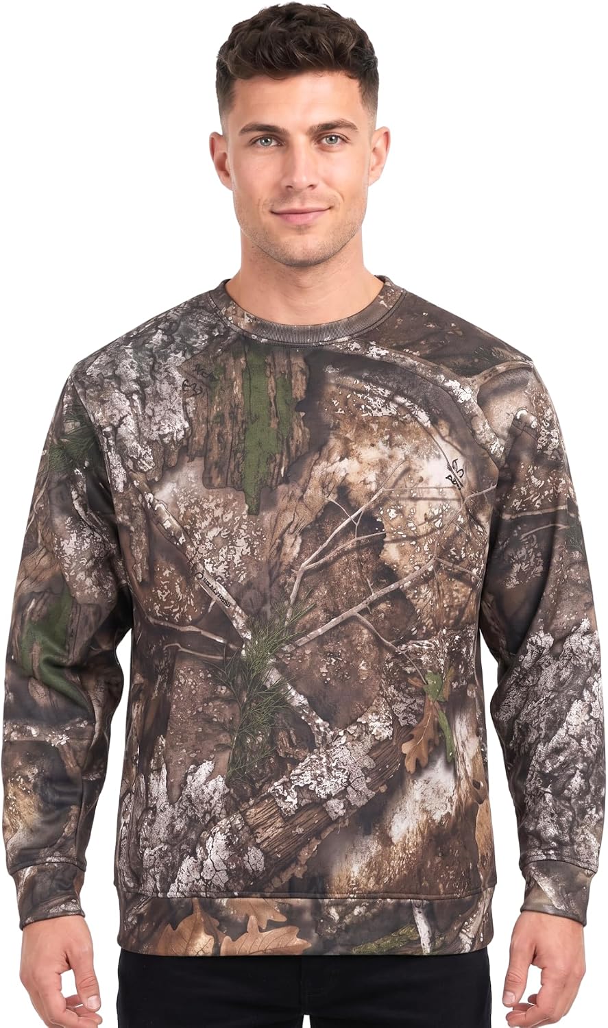 Bell Rangers Realtree Camo Crewneck Sweatshirts - Realtree Apx