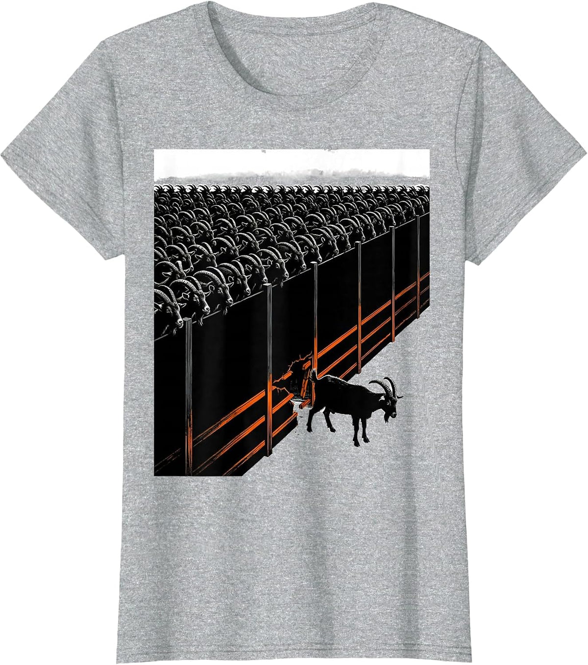 Goat Herd Humor Farmer Animal Lover Gift T-Shirt - Heather Grey