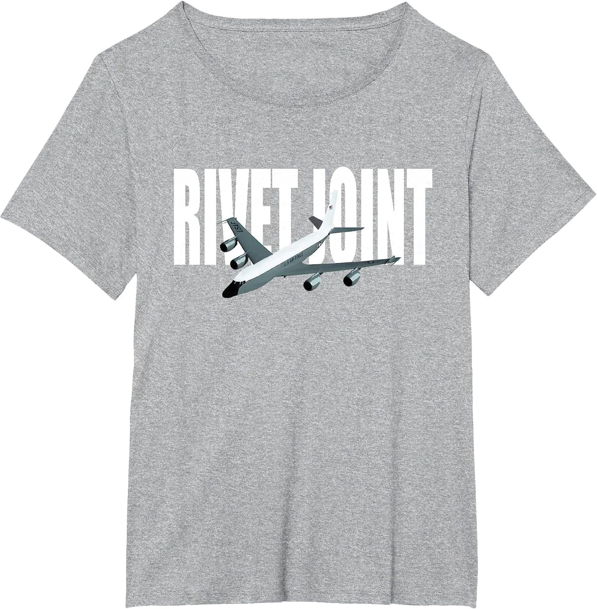 RC-135 Airplane Tshirt T-Shirt - Heather Grey