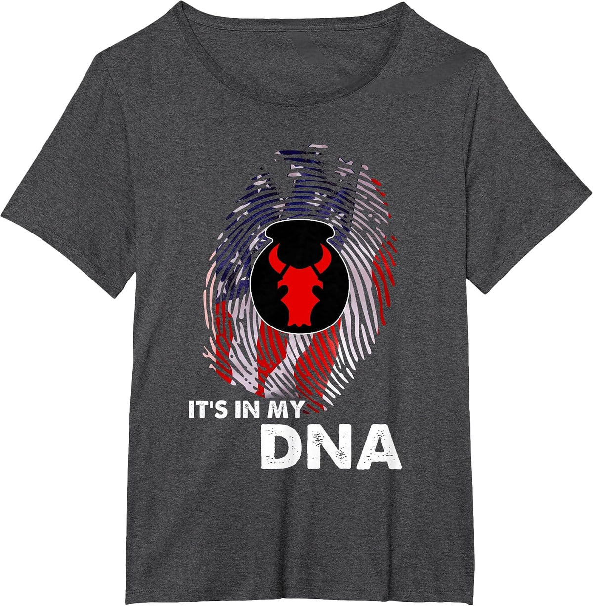 34th Infantry Division Veteran Day Soldier Military Xmas T-Shirt - Dark Heather Grey