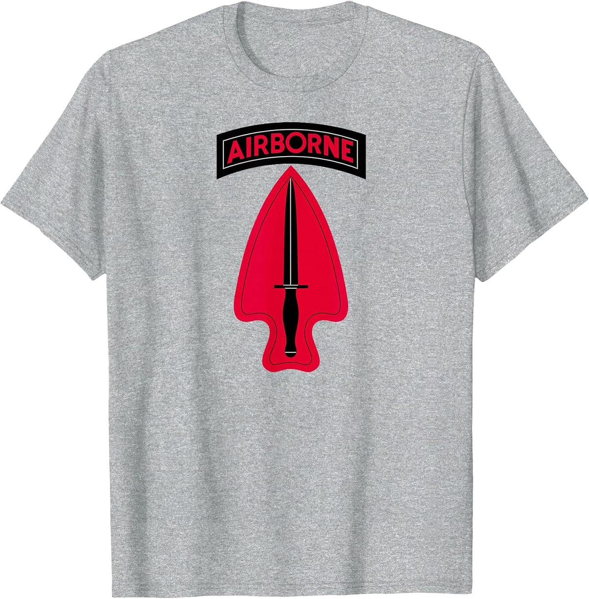 160th SOAR Patch - Nightstalkers T-Shirt - Heather Grey