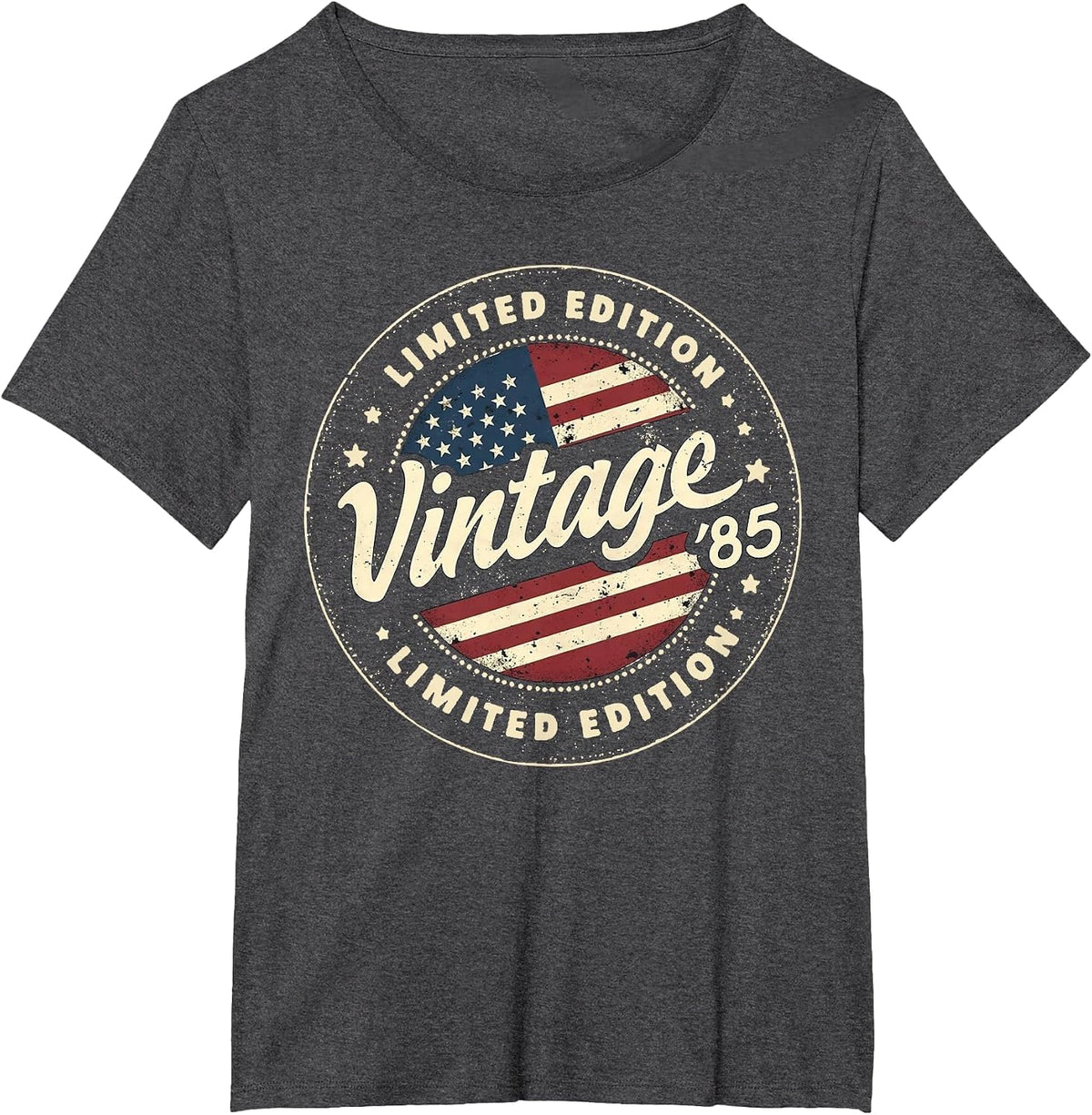 Vintage 40th Birthday Men Born 1985 40 Years Old Bday Mens T-Shirt - Dark Heather Grey