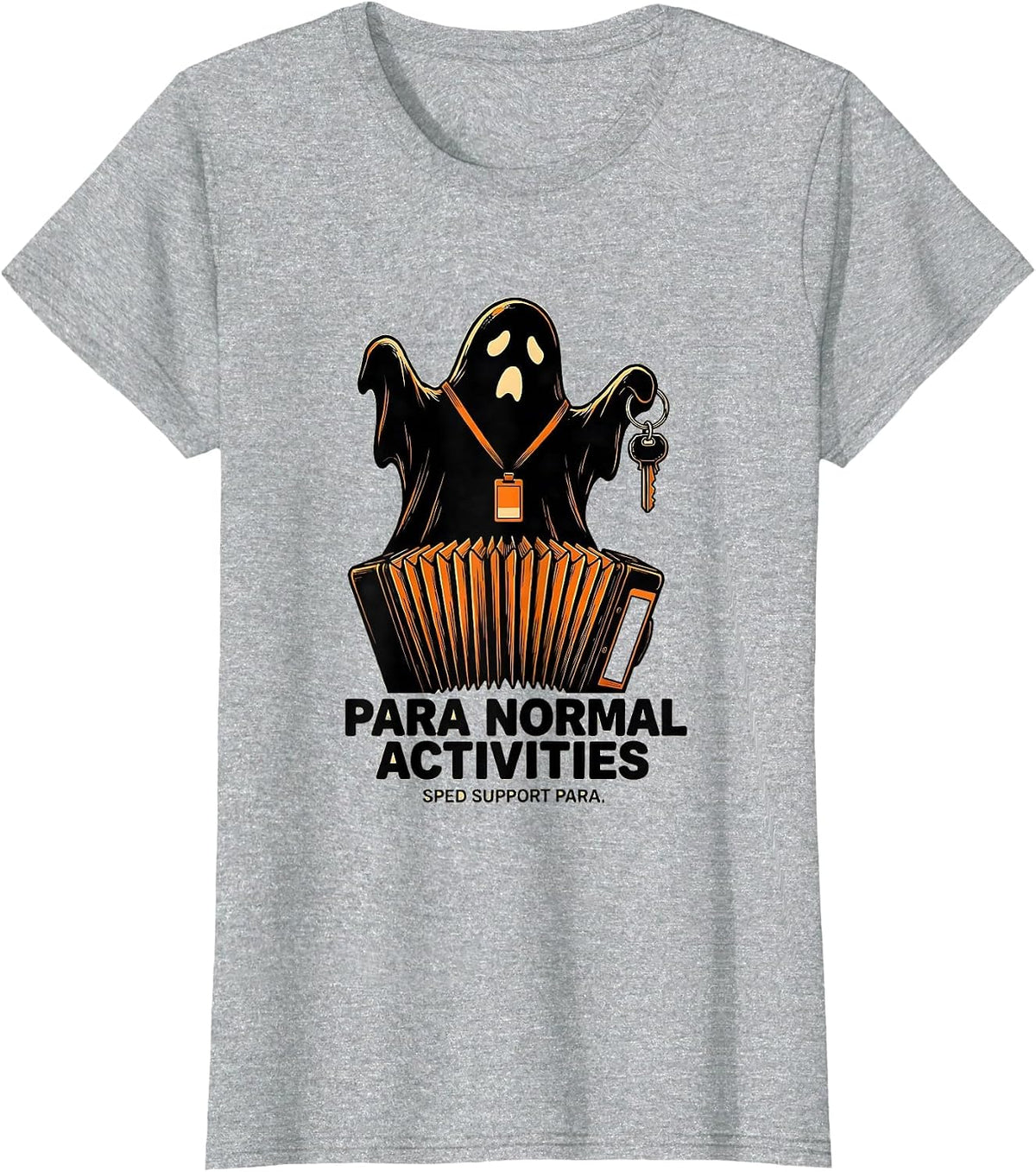 Para Normal Activities SPED Support Para T-Shirt - Heather Grey