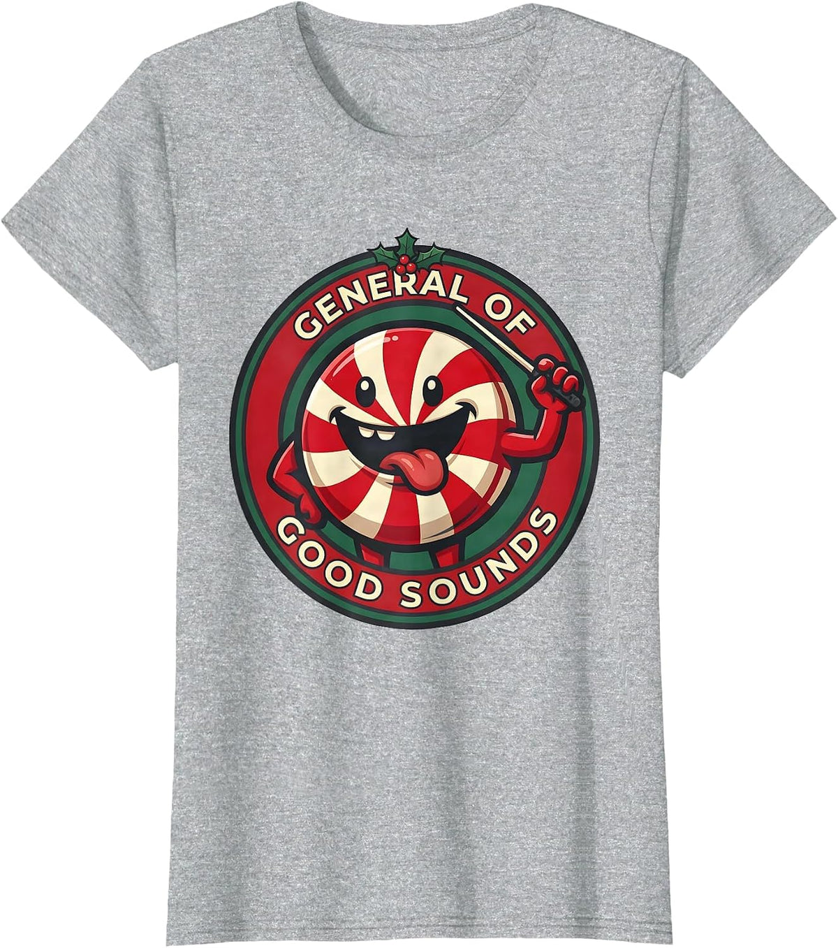 General of Good Sounds Retro Groovy Speech Therapist T-Shirt - Heather Grey