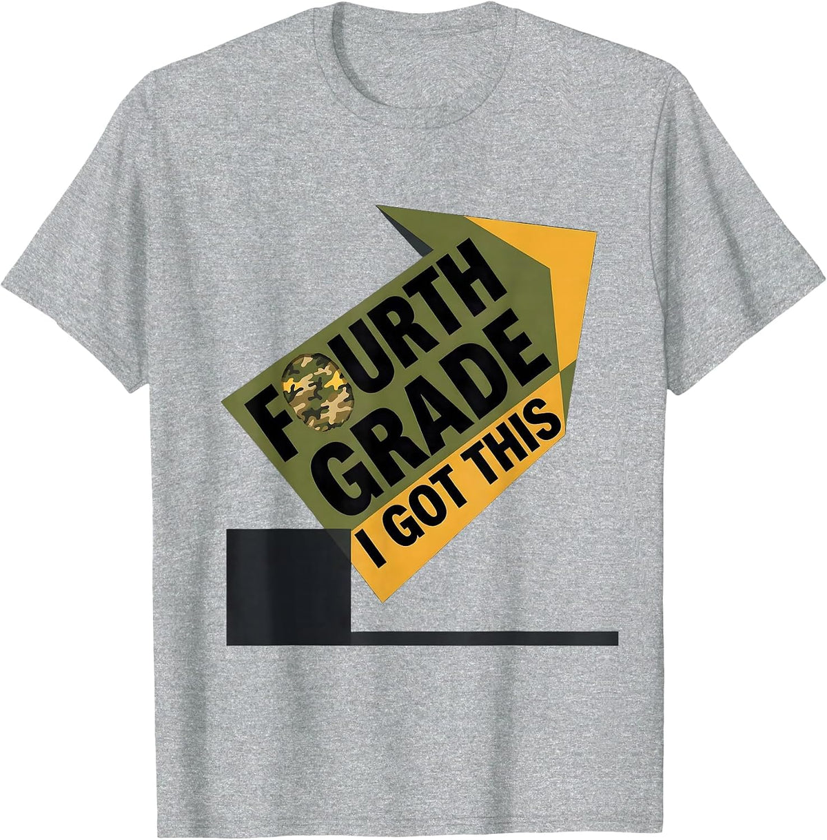 Men's Fourth Grade I Got This Camo Back To School Boys T-Shirt - Heather Grey