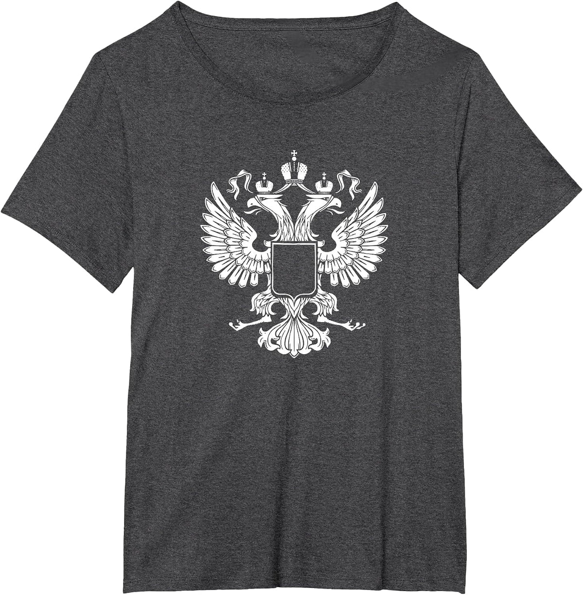Imperial Russian Eagle T-Shirt T-Shirt - Dark Heather Grey