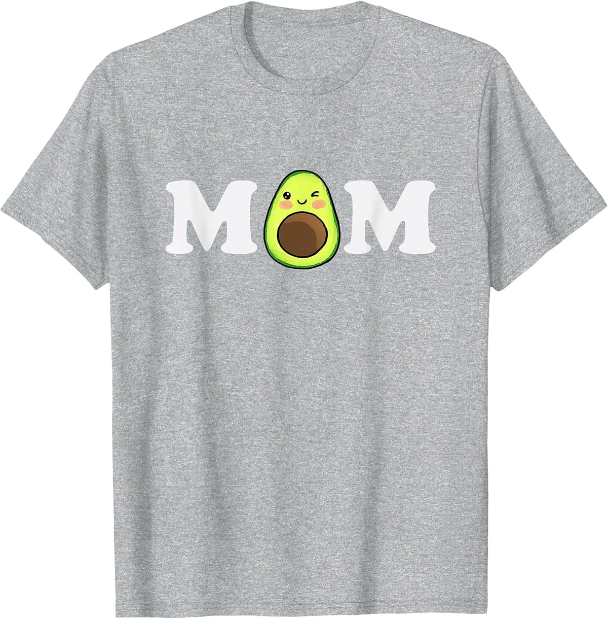 Funny Avocado Mom Guacamole Cinco De Mayo Vegan Fruit Lovers T-Shirt - Heather Grey