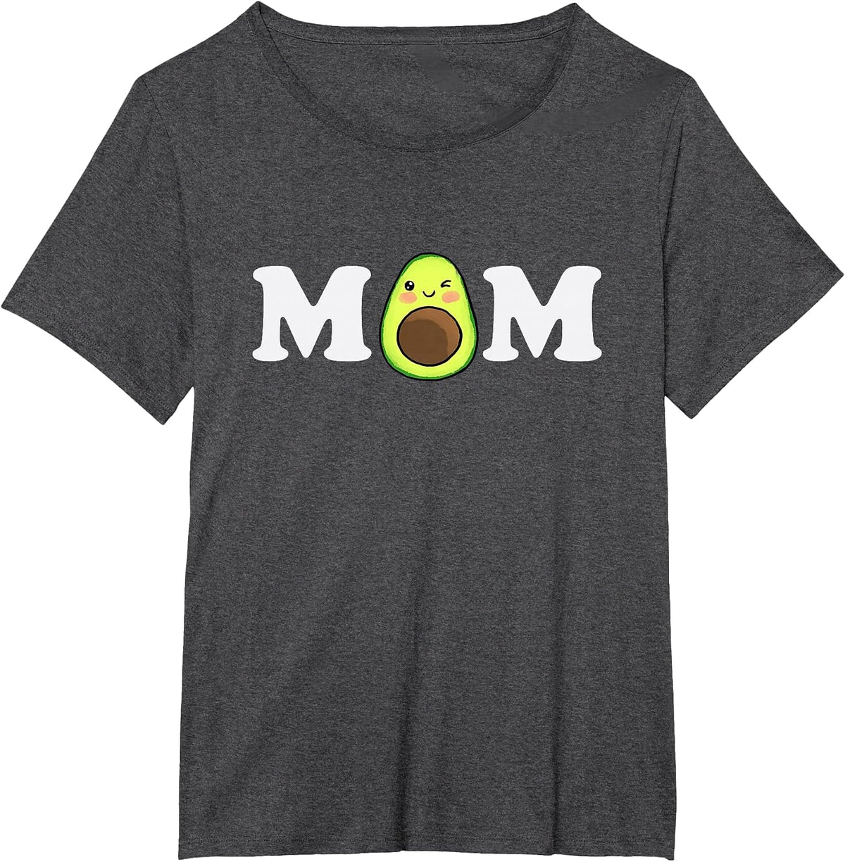 Funny Avocado Mom Guacamole Cinco De Mayo Vegan Fruit Lovers T-Shirt - Dark Heather Grey