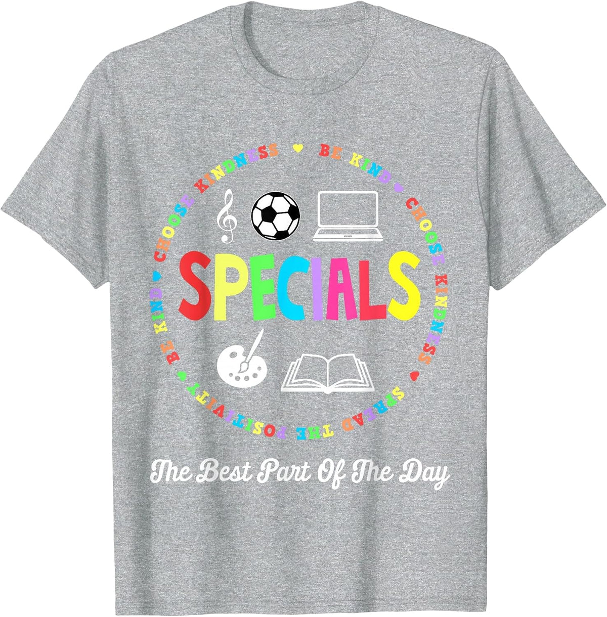 Specials Crew Teacher Tribe Team Back to Primary School T-Shirt - Heather Grey
