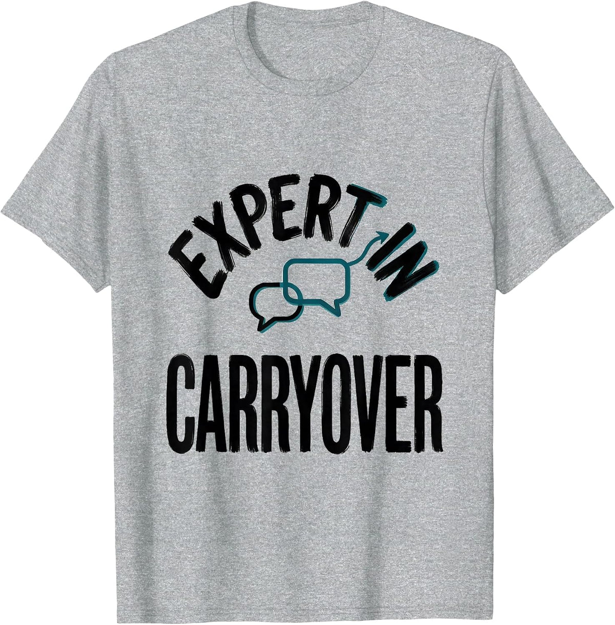 Men's Expert In Carryover Funny Speech Language Pathologist SLP T-Shirt - Heather Grey