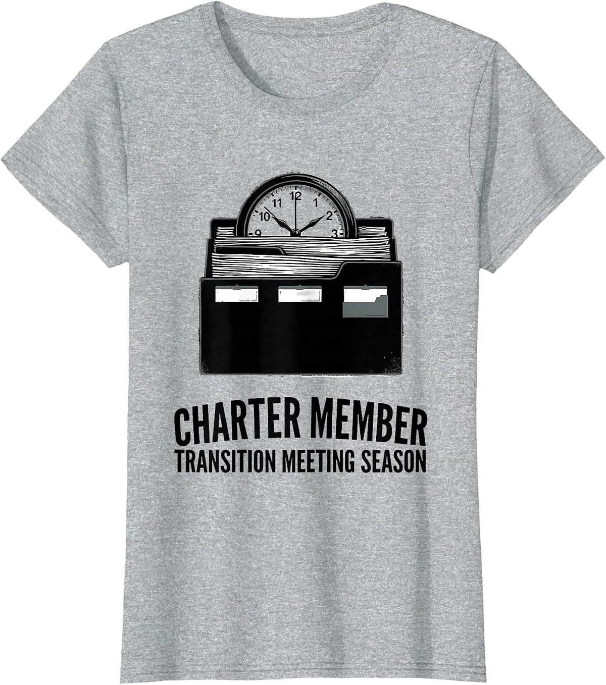 Charter Member Transition Meeting Season Special Education T-Shirt - Heather Grey