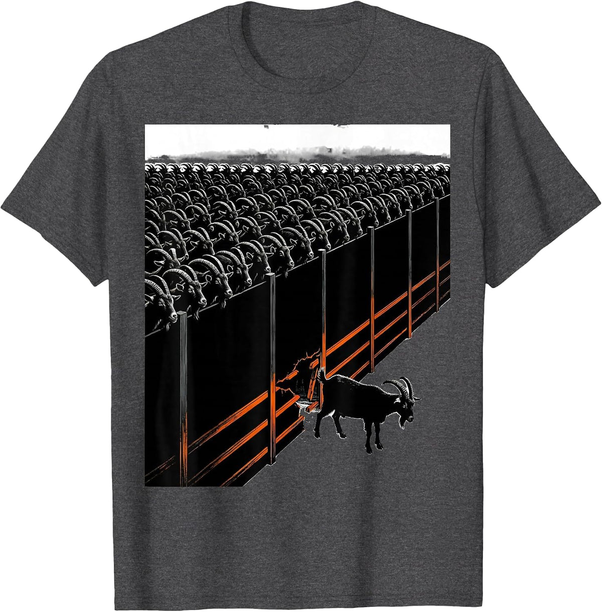 Goat Herd Humor Farmer Animal Lover Gift T-Shirt - Dark Heather Grey