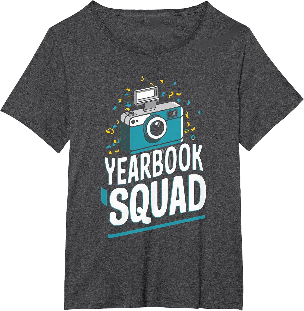 Yearbook Squad T-Shirt - Dark Heather Grey