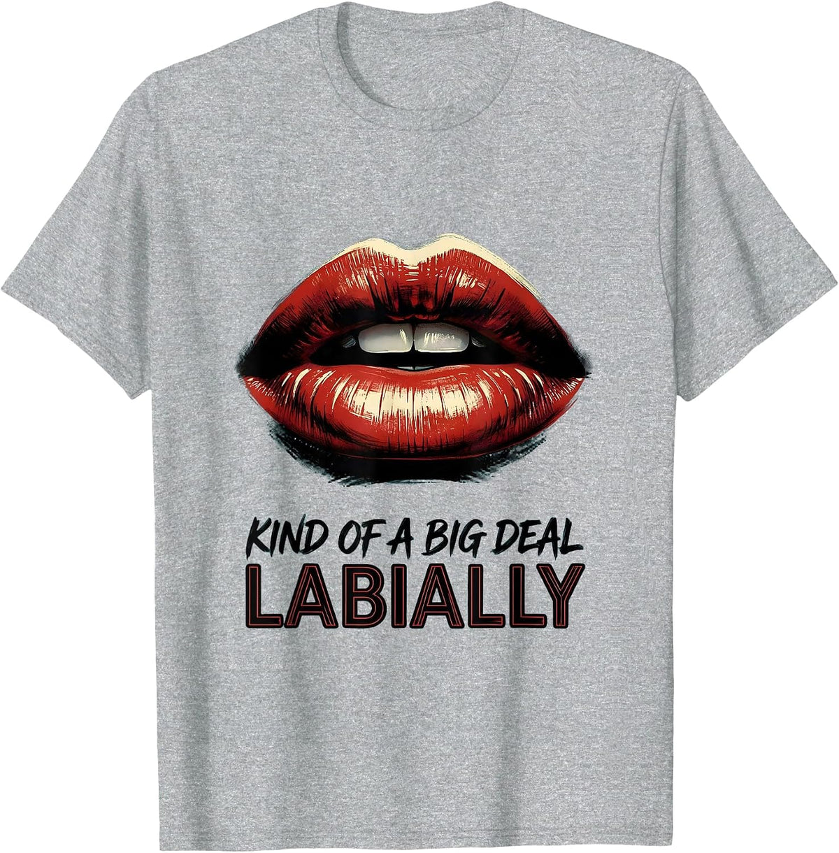 Men's Kind Of A Big Deal Labially Speech Language Pathologist SLP T-Shirt - Heather Grey