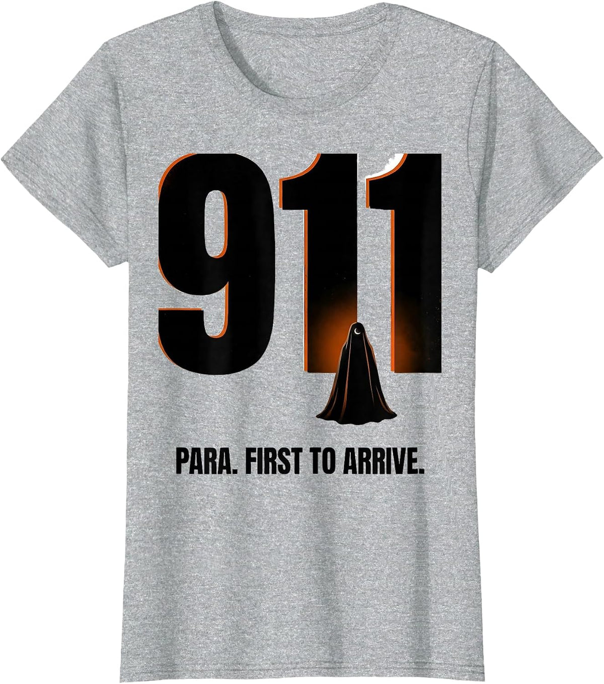 Para First To Arrive Funny Para Normal Activities T-Shirt - Heather Grey