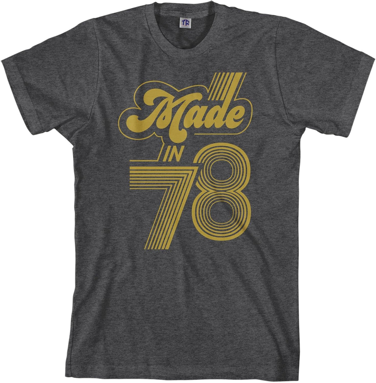 Threadrock Men's Made in 1978 T-Shirt - Dark Heather
