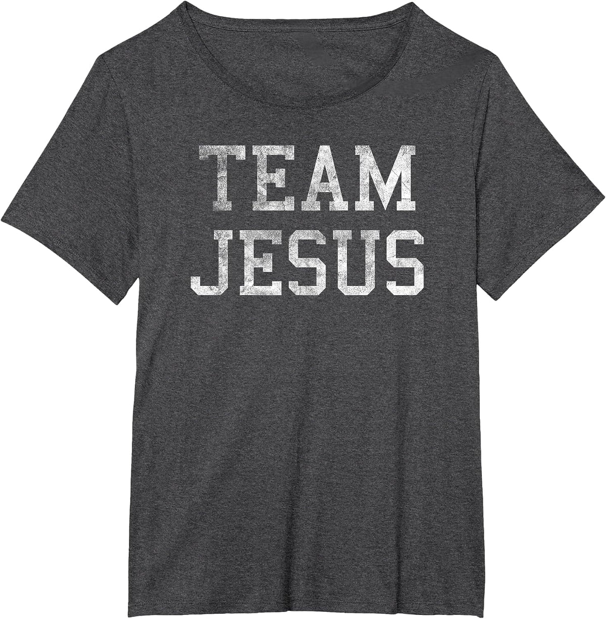 Funny Bible Study Team Jesus Vintage T-Shirt - Dark Heather Grey