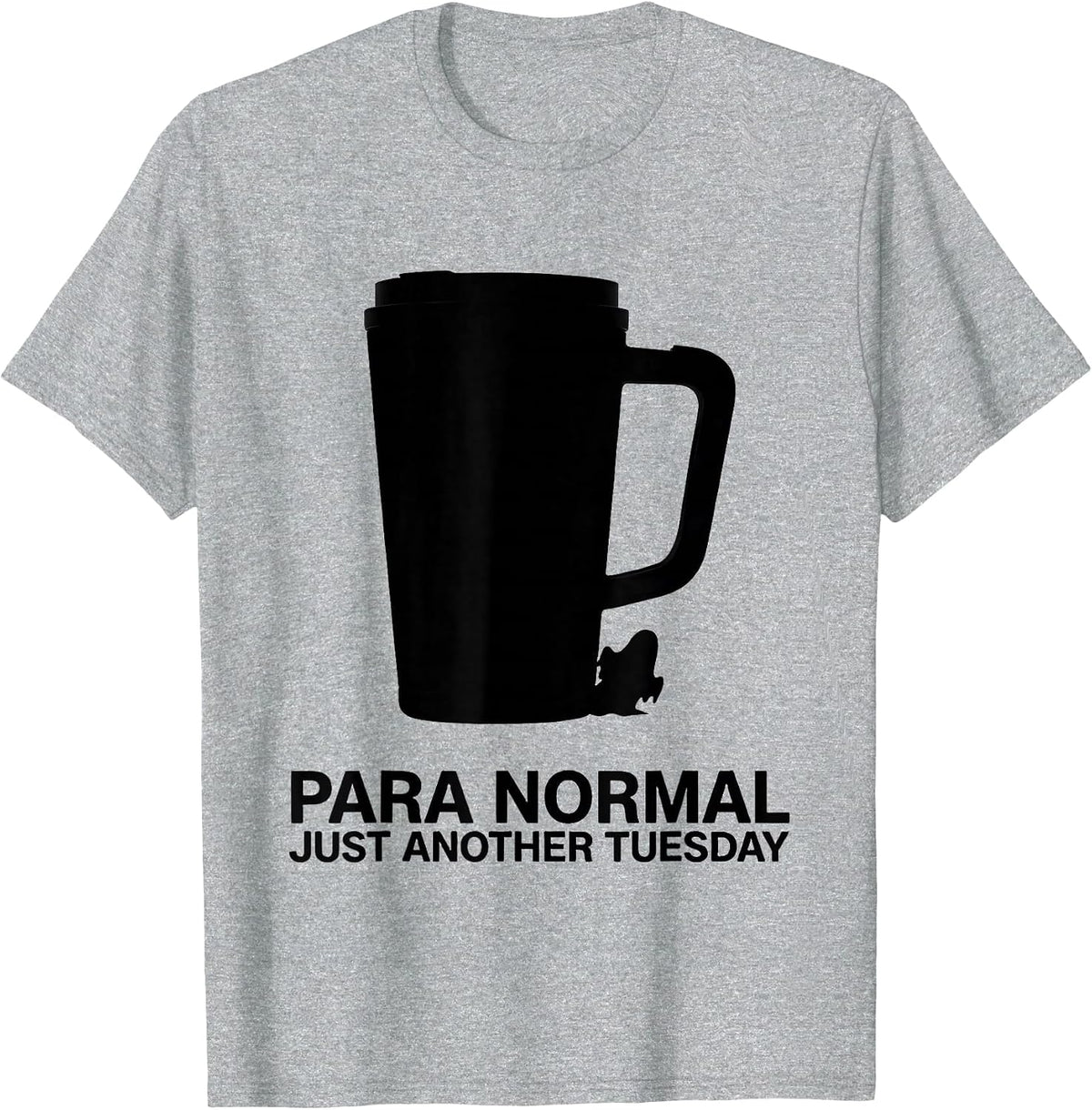 Men's Para Normal Just Another Tuesday Ghost Sped Teacher T-Shirt - Heather Grey