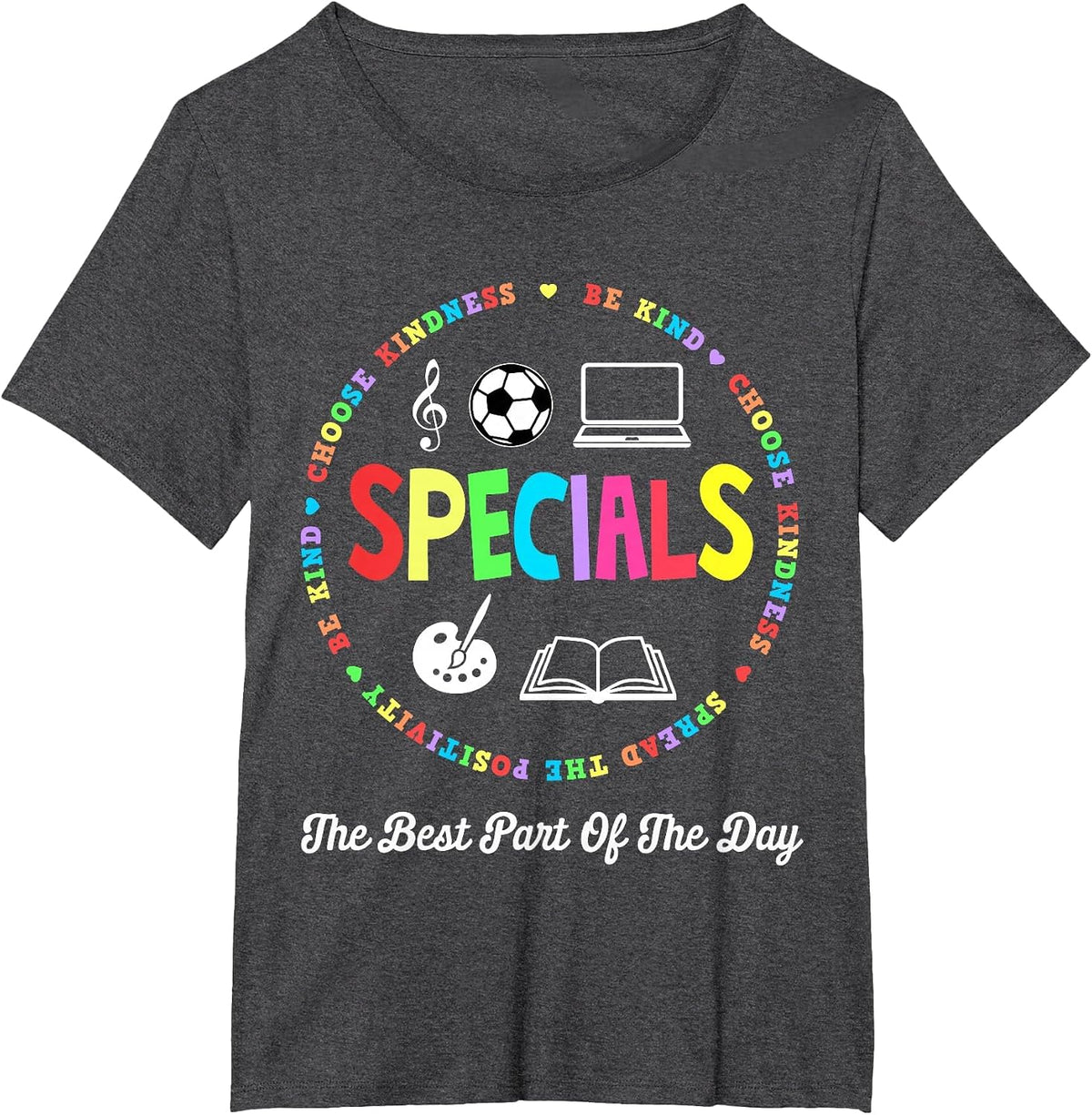 Specials Crew Teacher Tribe Team Back to Primary School T-Shirt - Dark Heather Grey