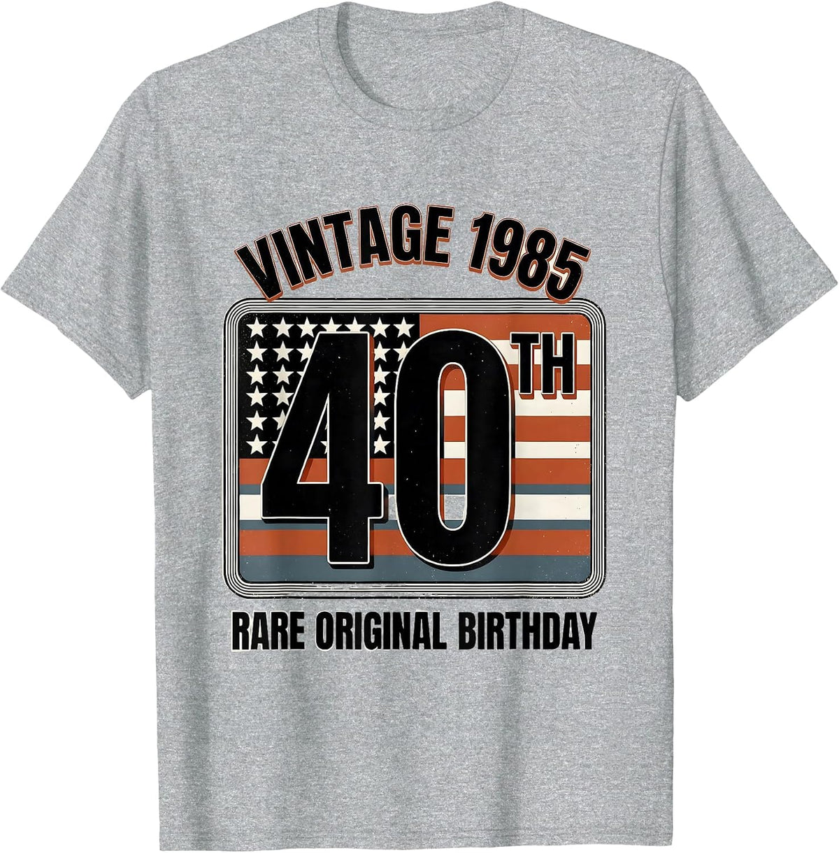 Men's Vintage 1985 Rare Original 40th Birthday Men T-Shirt - Heather Grey