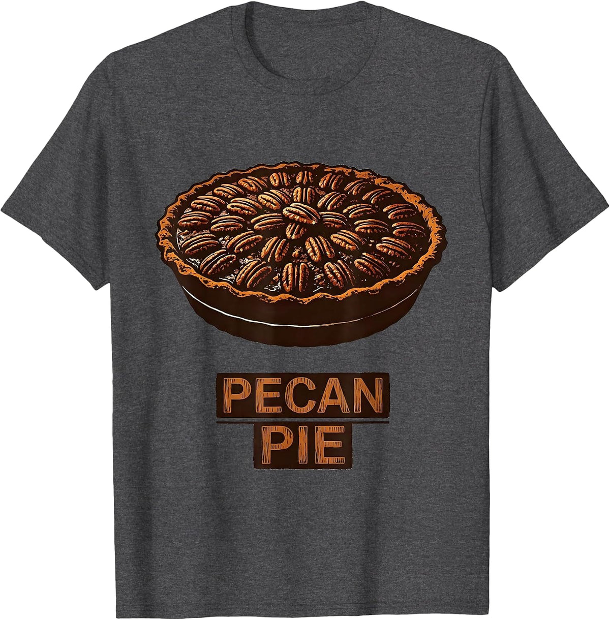Pecan Pie Bootleg 90's Rap Rock Vintage Funny Thanksgiving T-Shirt - Dark Heather Grey