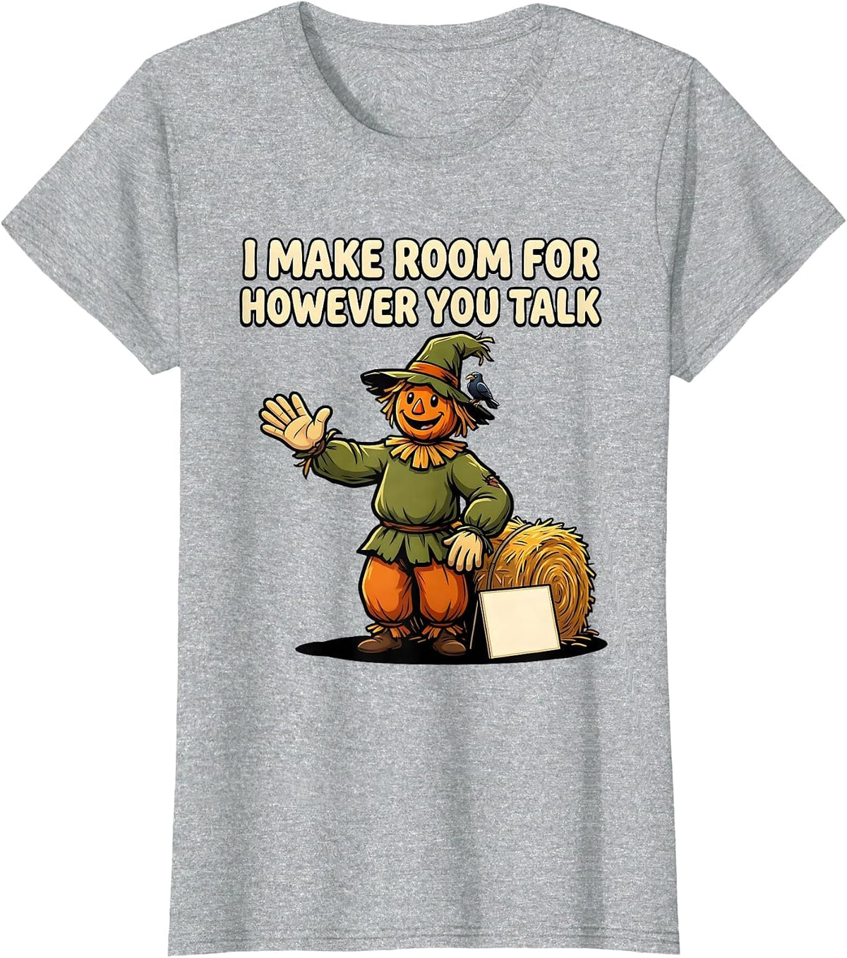 I Make Room For However You Talk Funny Speech Therapy SLP T-Shirt - Heather Grey