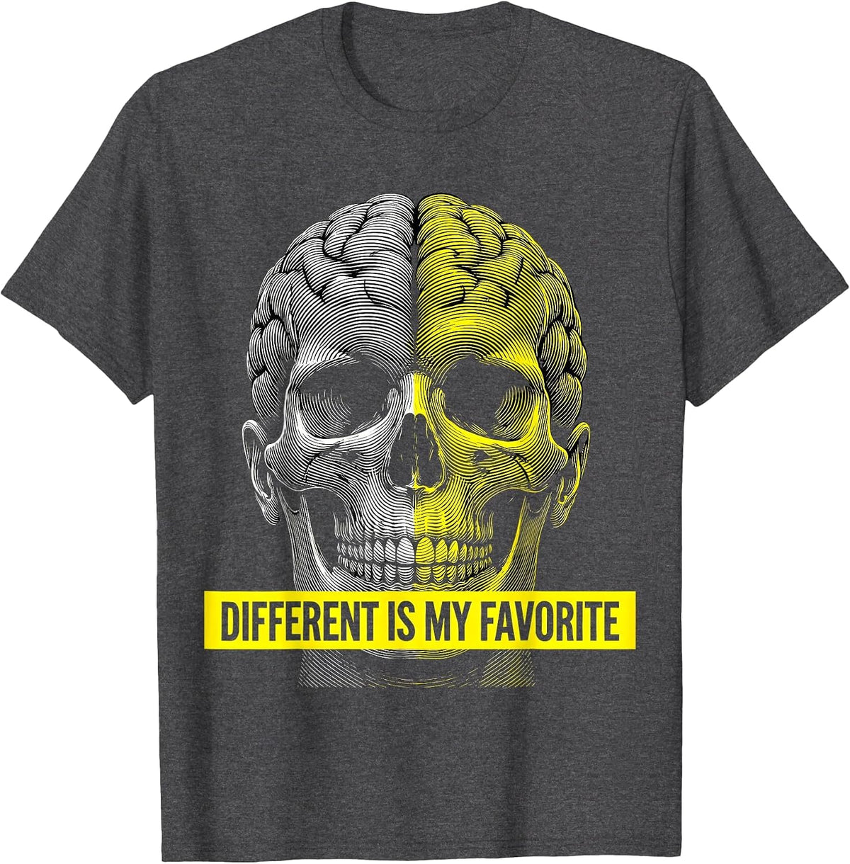 Different Is My Favorite Special Education Teacher T-Shirt - Dark Heather Grey