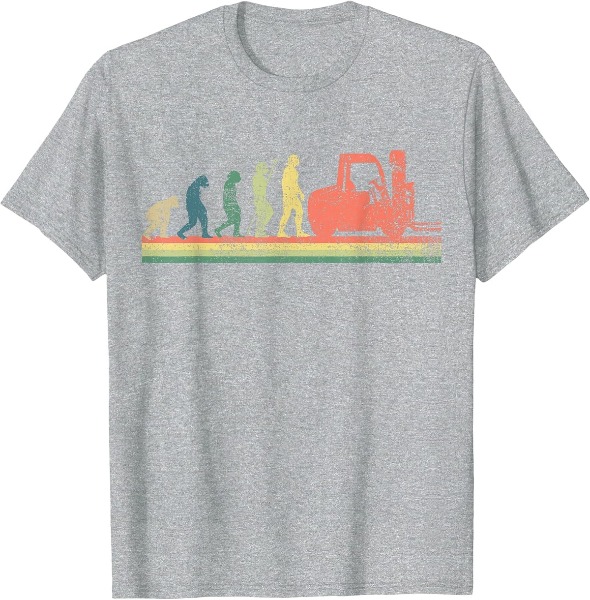Forklift T-Shirt - Heather Grey