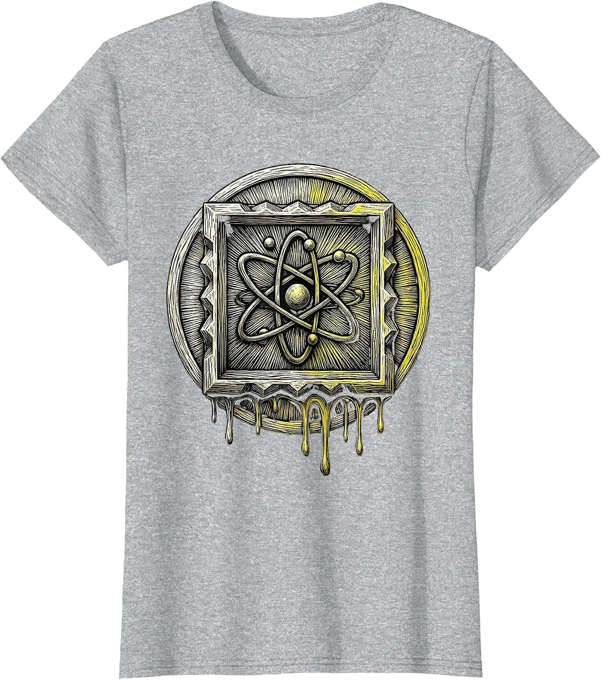 Women's Can I Lick It Periodic Table Graphic Tee T-Shirt - Heather Grey