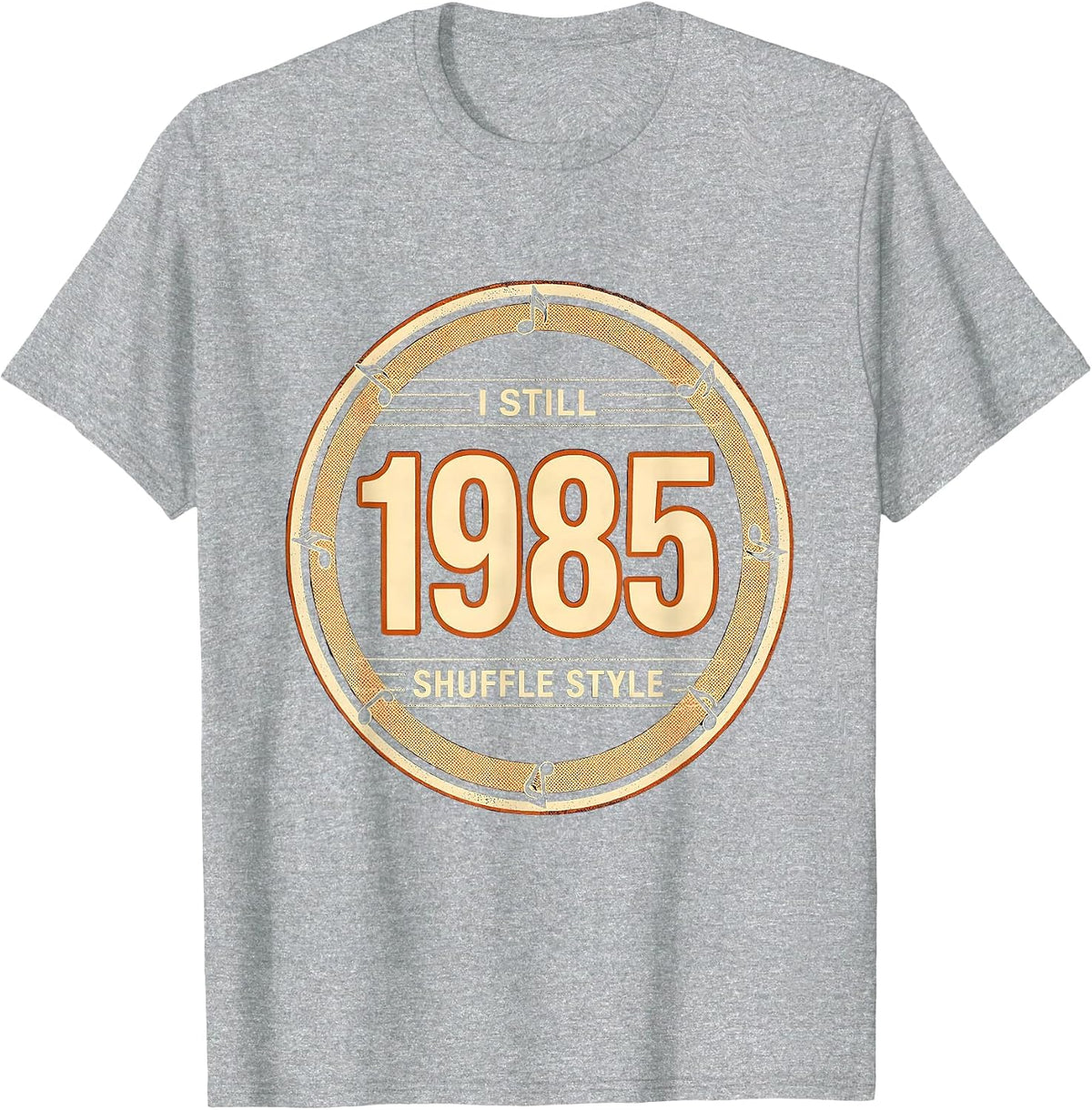 Men's I Still Shuffle 1985 Style Vintage Retro Funny T-Shirt - Heather Grey