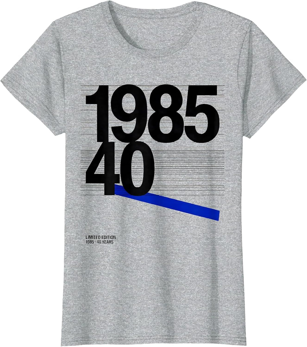 LIMITED EDITION 1985 · 40 YEARS Vintage Birthday Gag Father T-Shirt - Heather Grey