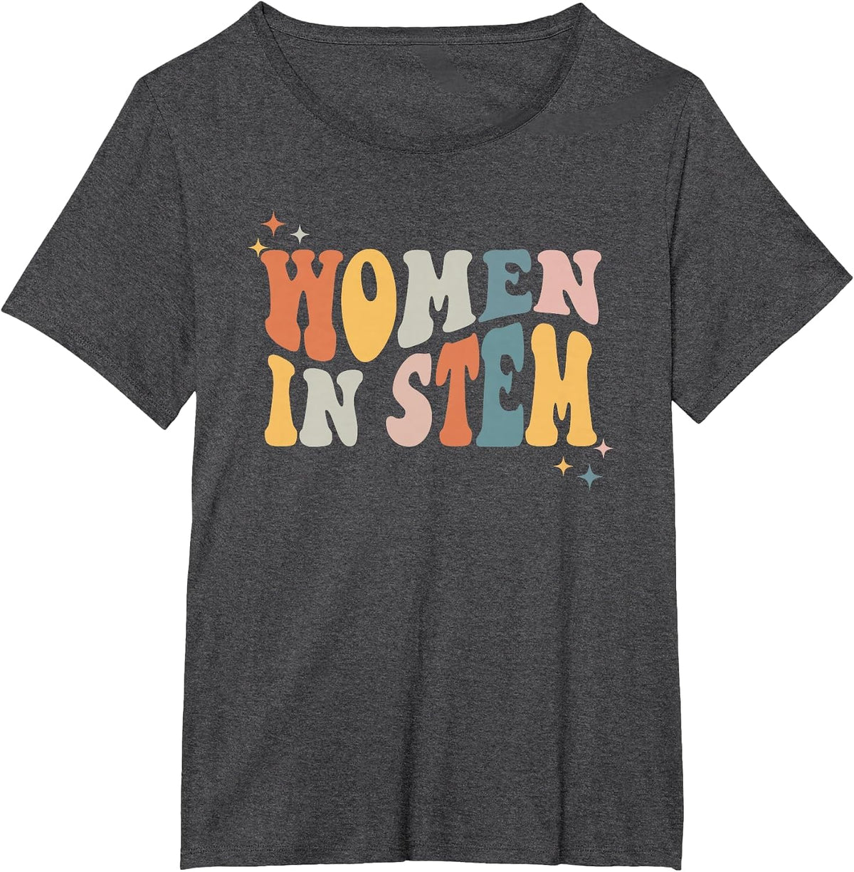 Women in Stem Steminist Science Shirt, Female Engineer Tech T-Shirt - Dark Heather Grey
