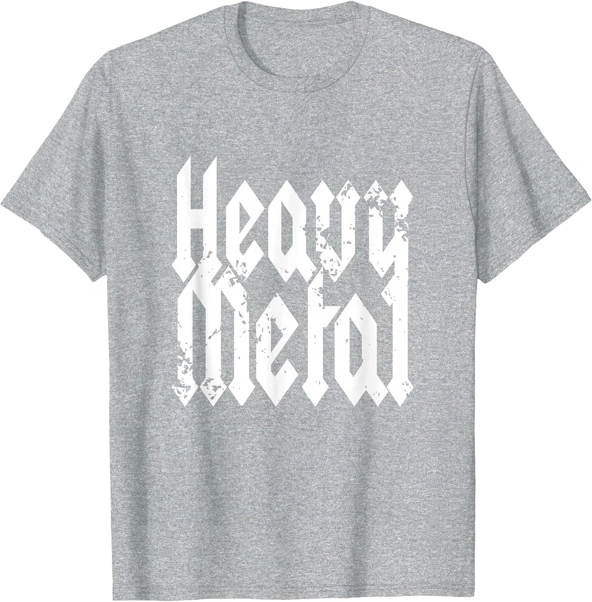Heavy Metal Music Saying Metalhead Festival Gig Heavy Metal T-Shirt - Heather Grey