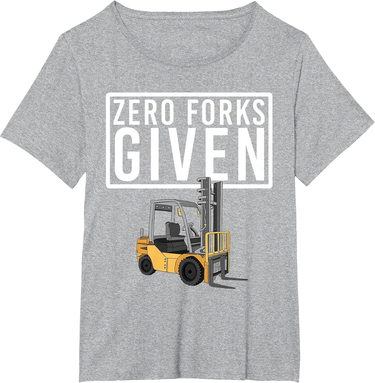 Funny Forklift Driver Art for Men Women Forklift Operator T-Shirt - Heather Grey