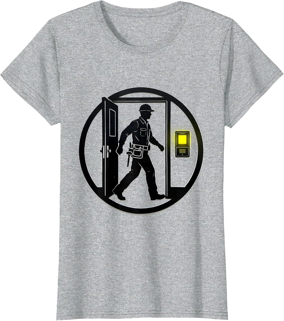 Sealed Technician Badge Funny Maintenance Technician Gift T-Shirt - Heather Grey