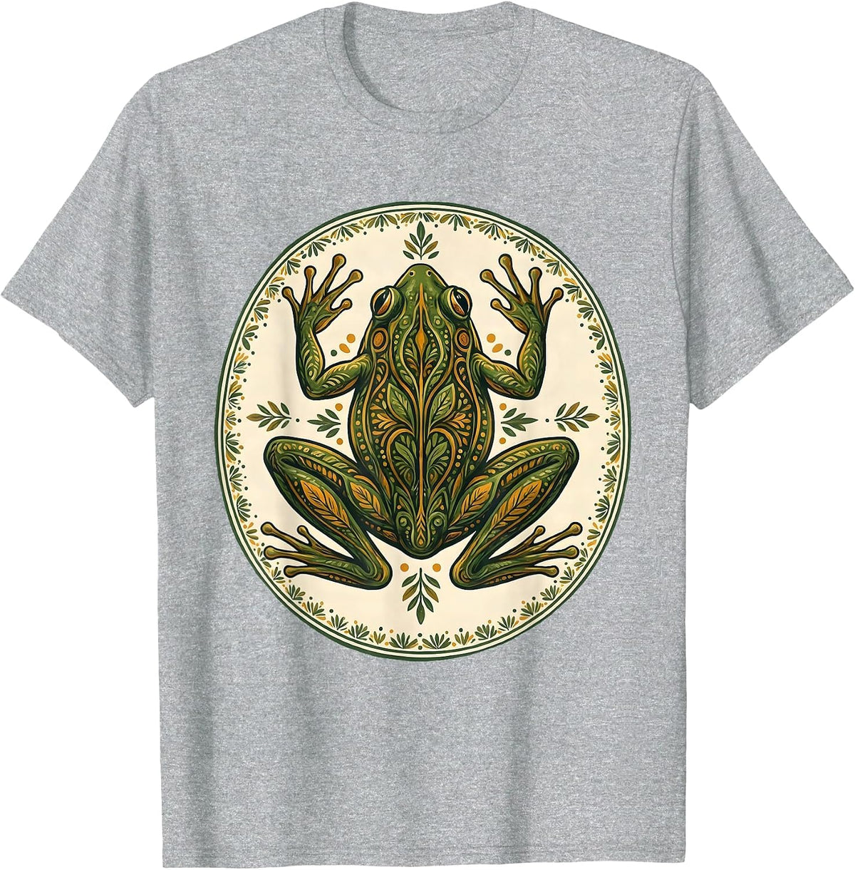 Men's Frog Dissection Tray Science Illustration T-Shirt - Heather Grey