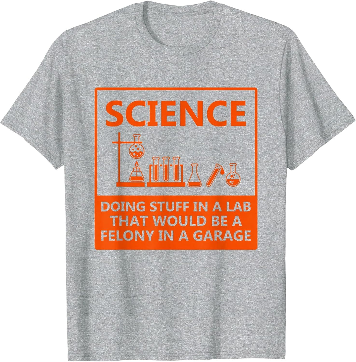 Funny Science Chemistry T Shirt for Nerds T-Shirt - Heather Grey