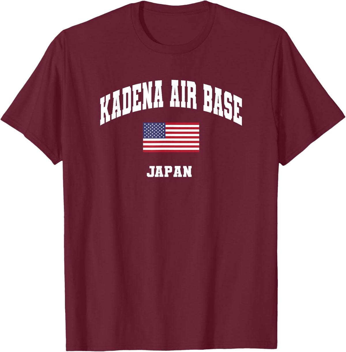 Kadena Air Base T-Shirt - Burgundy