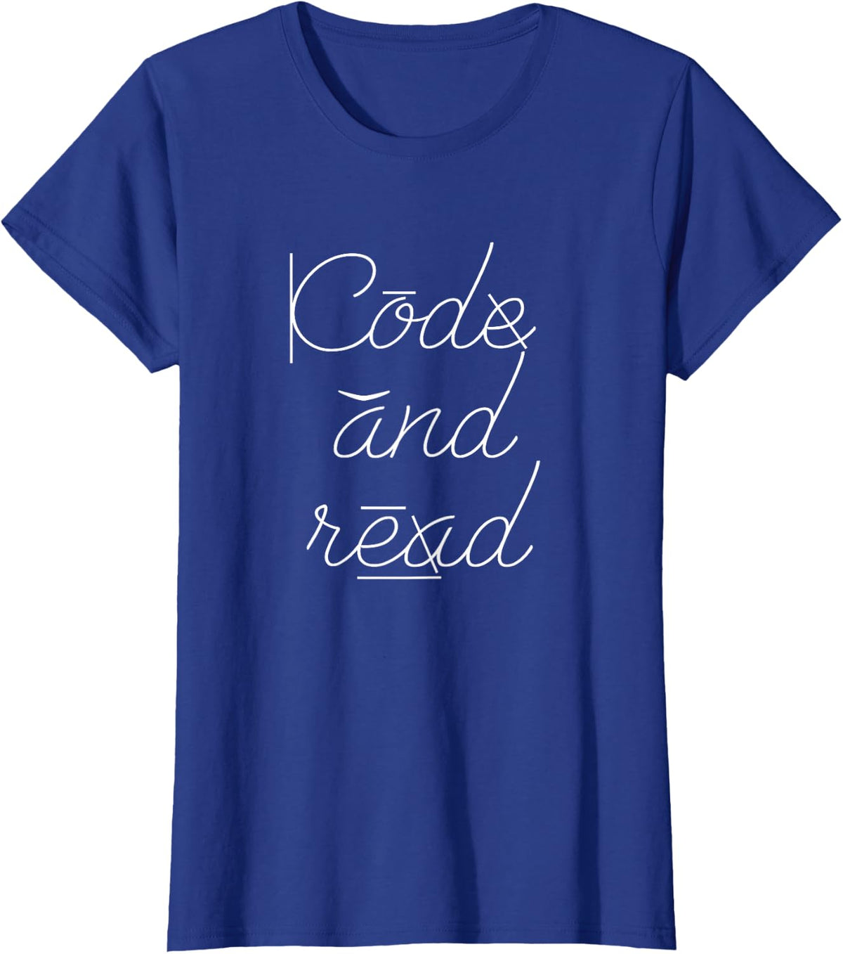 Dyslexia Code and Reading Special Needs Teacher Tees T Shirts for Educators - Royal Blue