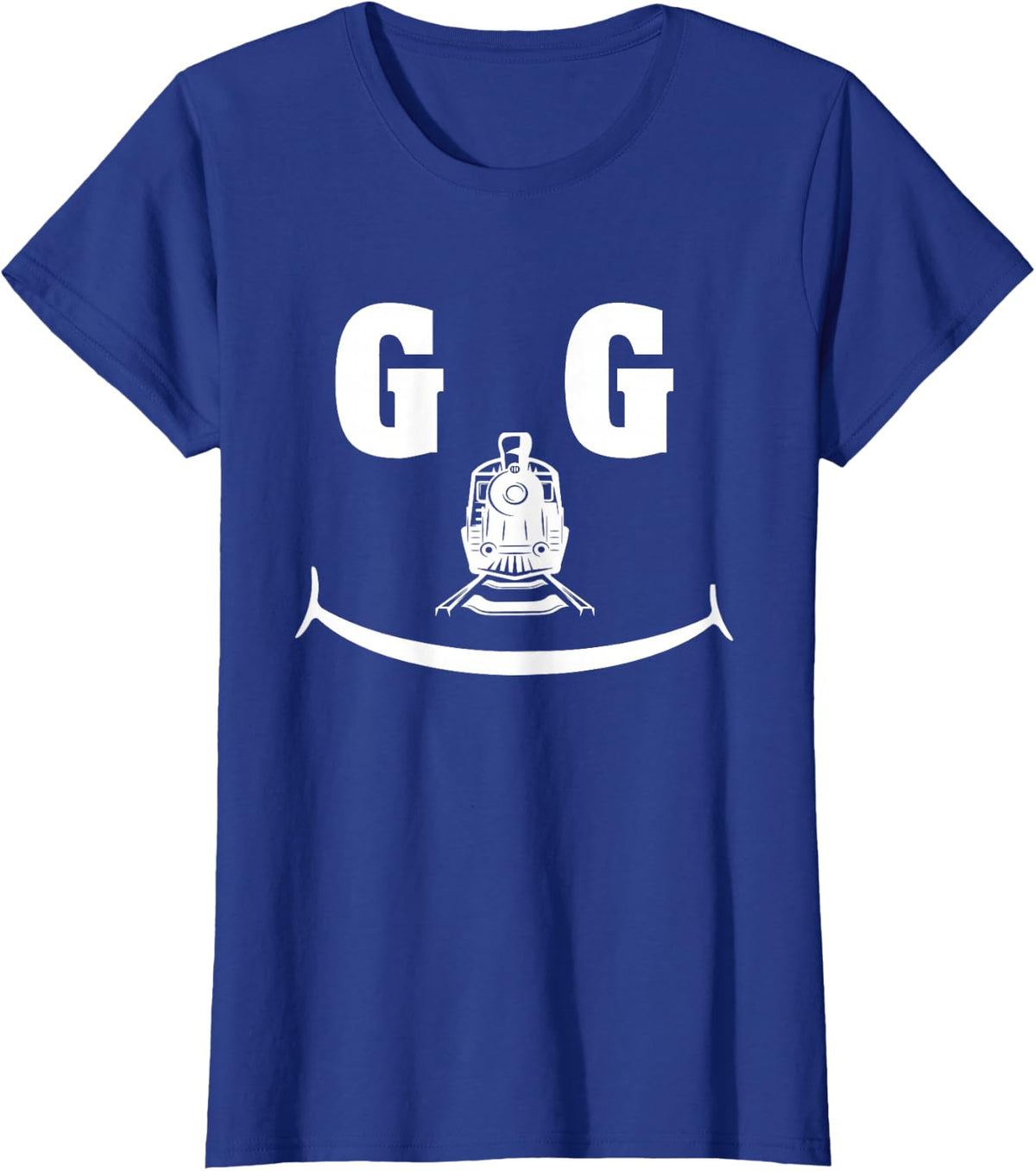 G Gauge Model Railway G Scale Railroad T-Shirt - Royal Blue